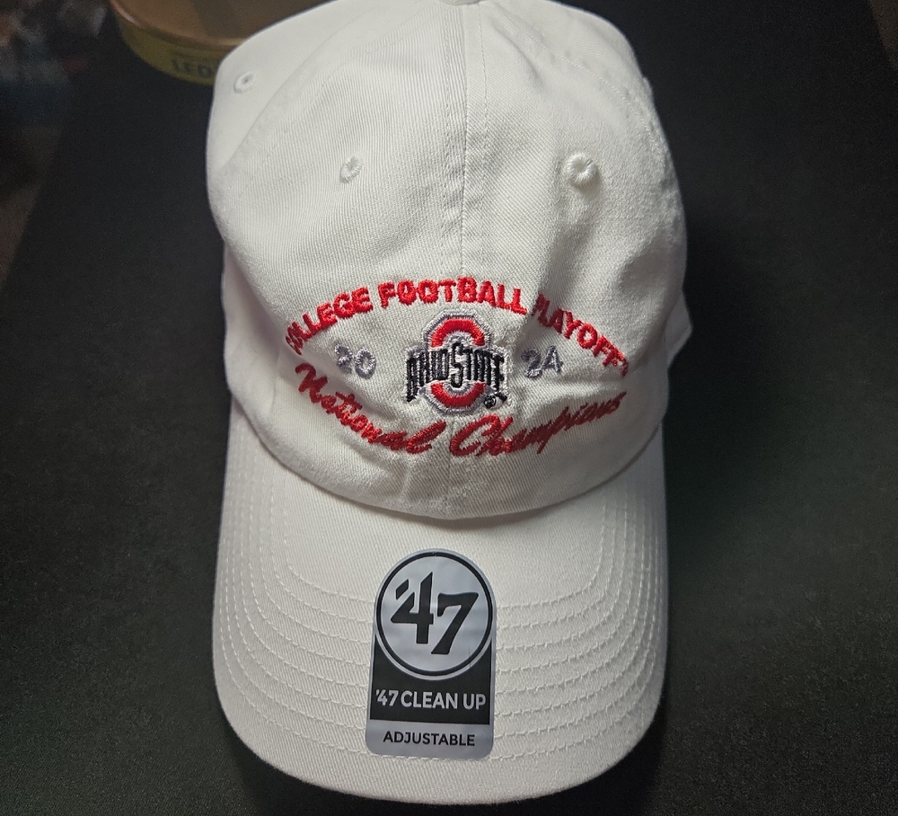 47 Brand White College Football Playoff Cap